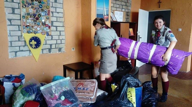 Elbląg, Harcerze dziękują za okazane serce