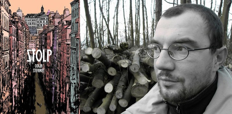 Elbląg, Okładka komiksu Stolp i Daniel Odija - autor scen (mat. organizatora)