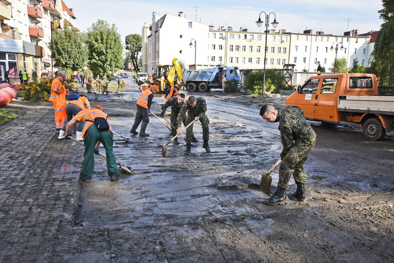 Elbląg, Krajobraz po powodzi