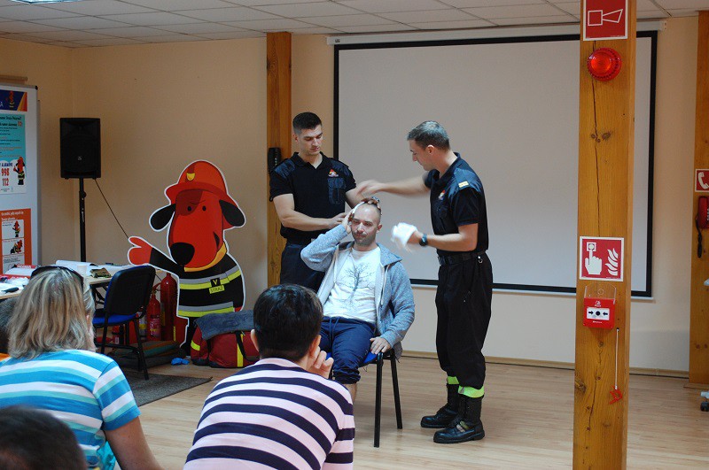 Elbląg, Strażacy uczyli mieszkańców udzielania pierwszej pomocy