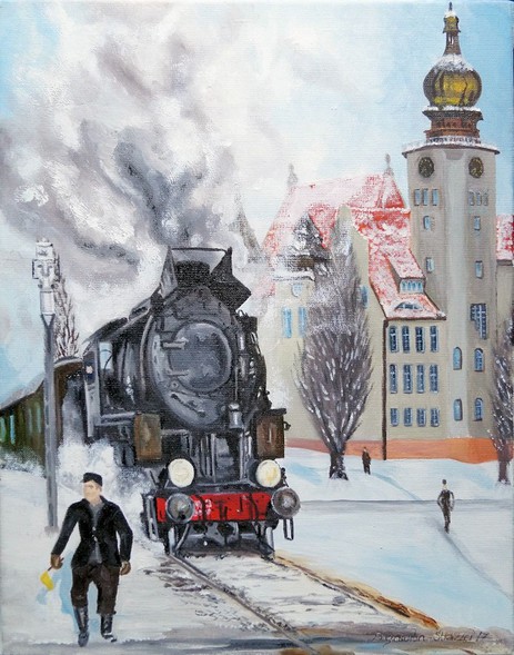 Elbląg, „Na właściwym torze” - wernisaż Brygidy Gawron-Strazzer Elbląg, „Na właściwym torze” - wernisaż Brygidy Gawron-Strazzer