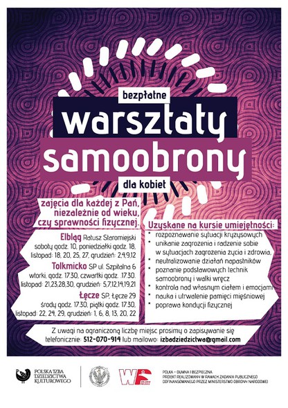 Bezpłatne zajęcia z samoobrony dla kobiet