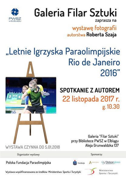 Elbląg, Igrzyska w Rio w fotografii Roberta Szaja Elbląg, Igrzyska w Rio w fotografii Roberta Szaja