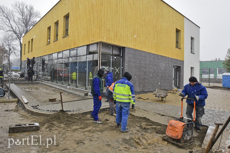 Elbląg, Prace modernizacyjne budynku klubowego dobiegają końca Elbląg, Prace modernizacyjne budynku klubowego dobiegają końca