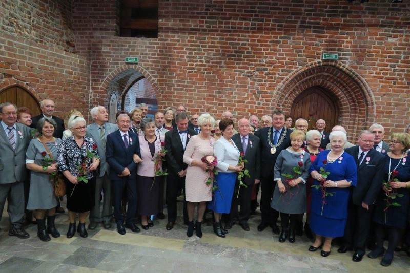 Elbląg, Medale na złote gody