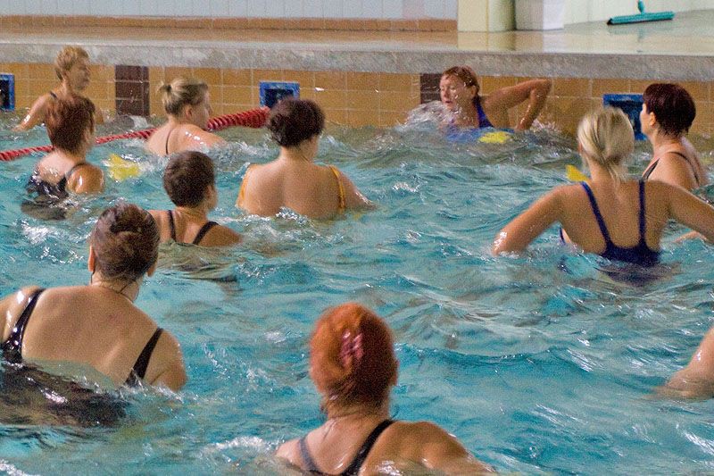 Elbląg, Poranny fitness w wodzie 60 plus