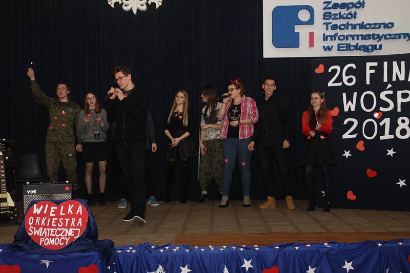 Elbląg, WOŚP-owo w ZSTI Elbląg, WOŚP-owo w ZSTI