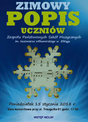 Elbląg, Zimowy popis w szkole muzycznej