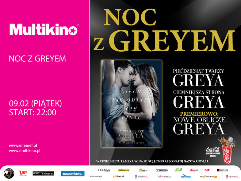 Elbląg, Noc z Greyem już 9 lutego Elbląg, Noc z Greyem już 9 lutego