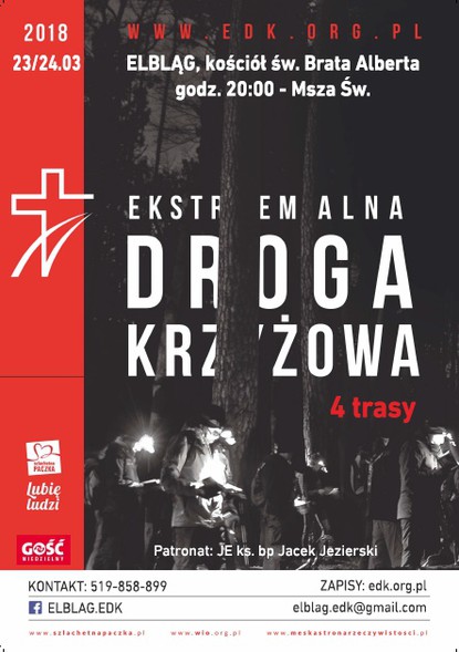 Elbląg, Ruszyły zapisy na Ekstremalną Drogę Krzyżową Elbląg, Ruszyły zapisy na Ekstremalną Drogę Krzyżową