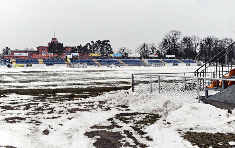 Elbląg, Zima pokrzyżowała w tym roku plany piłkarzom Elbląg, Zima pokrzyżowała w tym roku plany piłkarzom