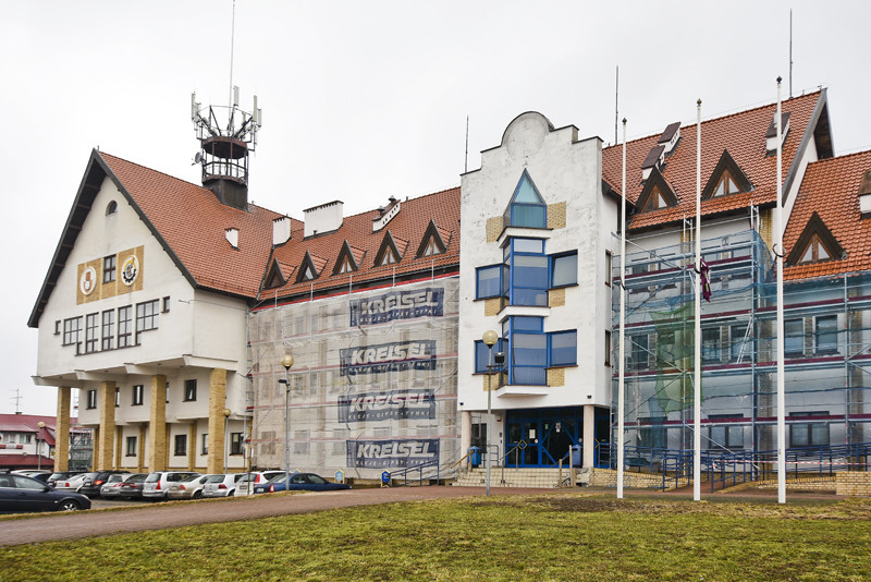 Elbląg, W budynku przy al. Piłsudskiego trwa remont. Czy tu będzie się mieścić siedziba oddziału Energi-Operator? Elbląg, W budynku przy al. Piłsudskiego trwa remont. Czy tu będzie się mieścić siedziba oddziału Energi-Operator?