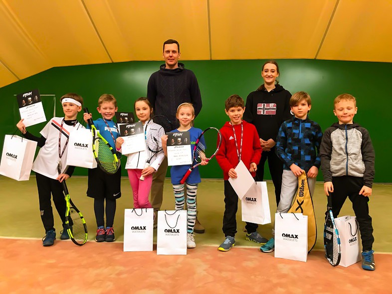 Elbląg, Ksawery pierwszy na korcie  (tenis ziemny)