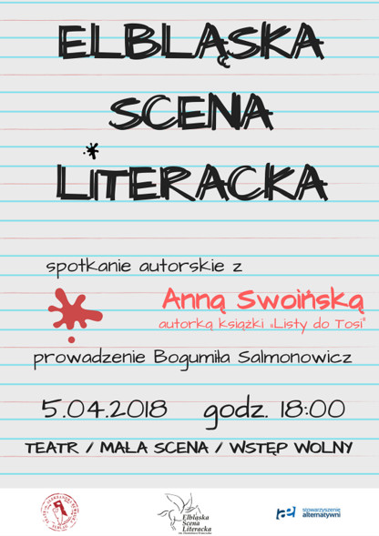 Elbląg, Spotkanie autorskie z Anną Swoińską