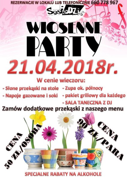 Elbląg, Wiosenne tańce u Sąsiadów