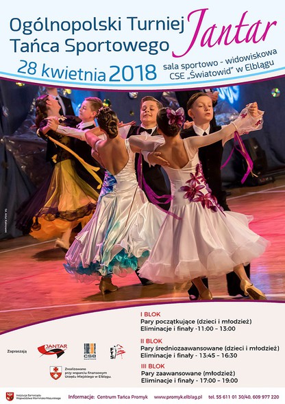 Elbląg, Taniec i emocje - Ogólnopolski Turniej Tańca Sportowego „Jantar”