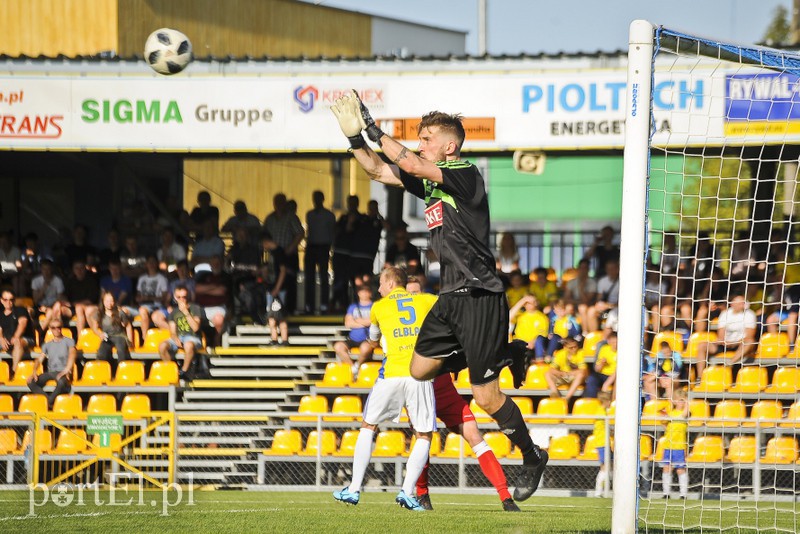 Elbląg, Kacper Tułowiecki podczas jednej z interwencji Elbląg, Kacper Tułowiecki podczas jednej z interwencji