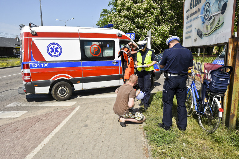Elbląg, Potrącił rowerzystę z dzieckiem, a potem... uciekł