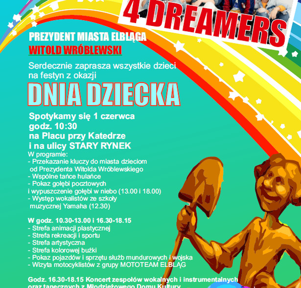 Elbląg, Moc atrakcji z okazji Dnia Dziecka