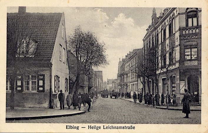 Elbląg, Ulica Bożego Ciała kiedyś Elbląg, Ulica Bożego Ciała kiedyś