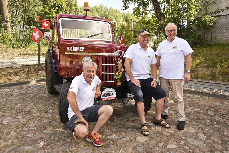 Elbląg, Od lewej Werner Zimmermann, Beat Studer i Joser Wyer, Elbląg, Od lewej Werner Zimmermann, Beat Studer i Joser Wyer,