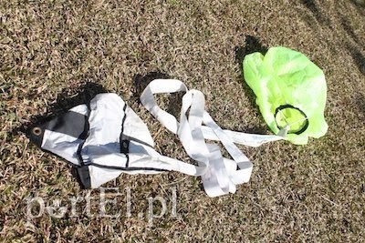 Elbląg, Tak wygląda freebag, który zgubił skoczek Elbląg, Tak wygląda freebag, który zgubił skoczek