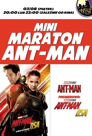 Elbląg, ENEMEF: Minimaraton Ant-Man z premierą Ant-Man i Osa w Multikinie Elbląg, ENEMEF: Minimaraton Ant-Man z premierą Ant-Man i Osa w Multikinie