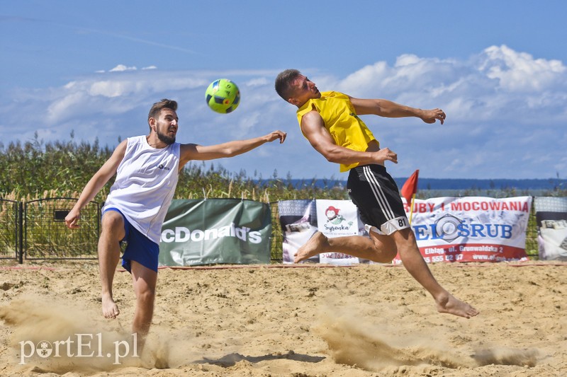 Elbląg, Piłkarskie emocje na plaży w Kadynach