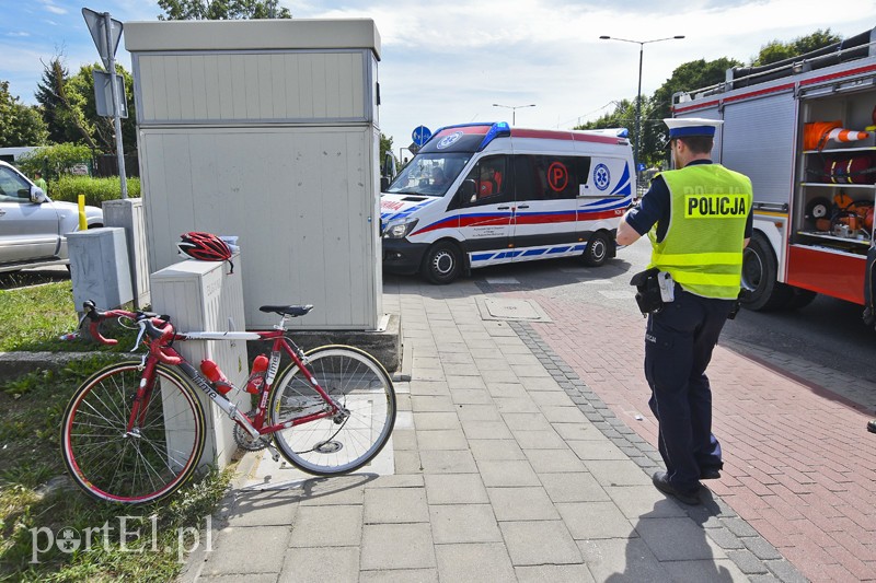 Elbląg, Potrącenie rowerzysty na ul. Browarnej