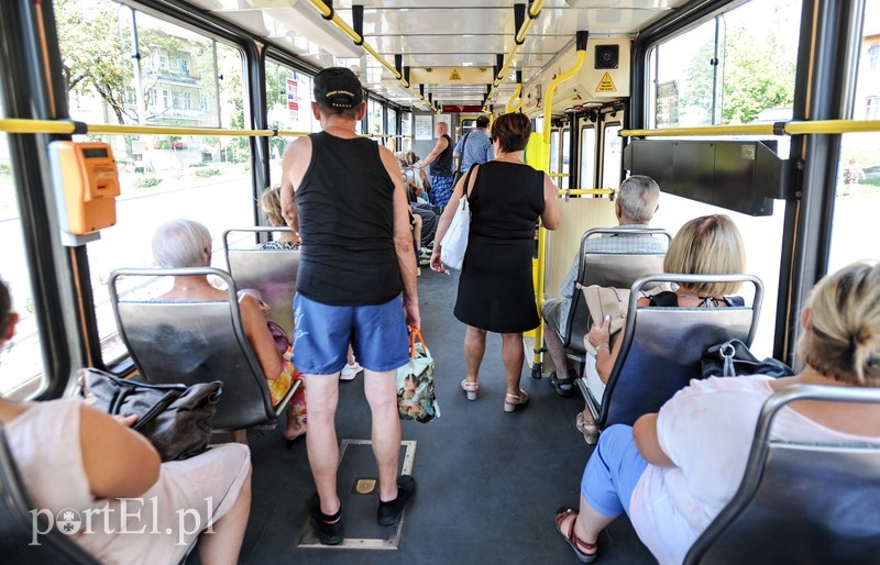 Elbląg, Klimatyzacja w środkach komunikacji publicznej pozostaje w sferze marzeń