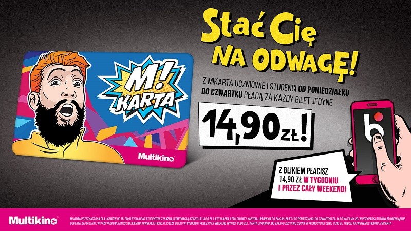 Elbląg, Multikino rozszerza ofertę dla młodzieży – M!Karta dostępna w całym kraju