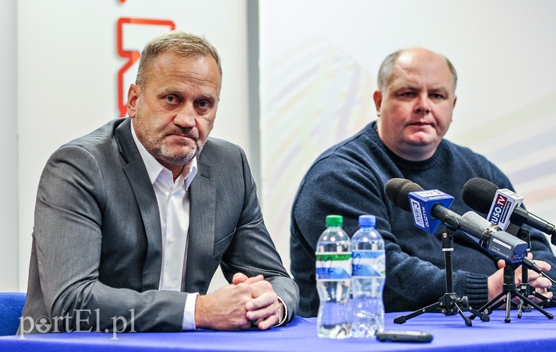 Elbląg, Adam Boros i Paweł Guminiak spotkali się dzisiaj z dziennikarzami na konferencji prasowej Elbląg, Adam Boros i Paweł Guminiak spotkali się dzisiaj z dziennikarzami na konferencji prasowej