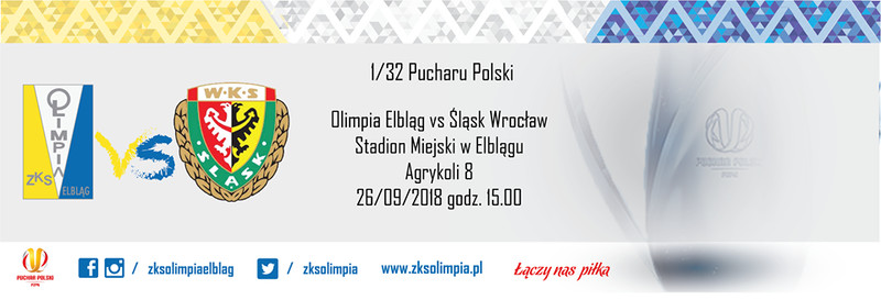 Elbląg, Na Agrykola przyjeżdża Śląsk Wrocław! Elbląg, Na Agrykola przyjeżdża Śląsk Wrocław!