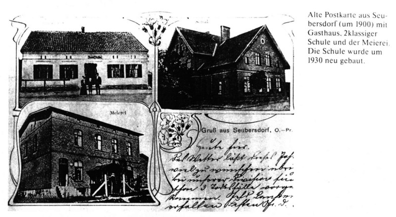 Elbląg, Zebrdowo uwidocznione na przedwojennej pocztówce (archiwum autora) Elbląg, Zebrdowo uwidocznione na przedwojennej pocztówce (archiwum autora)