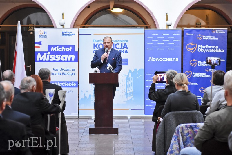 Elbląg, Michał Missan, kandydat na prezydenta Elbląga