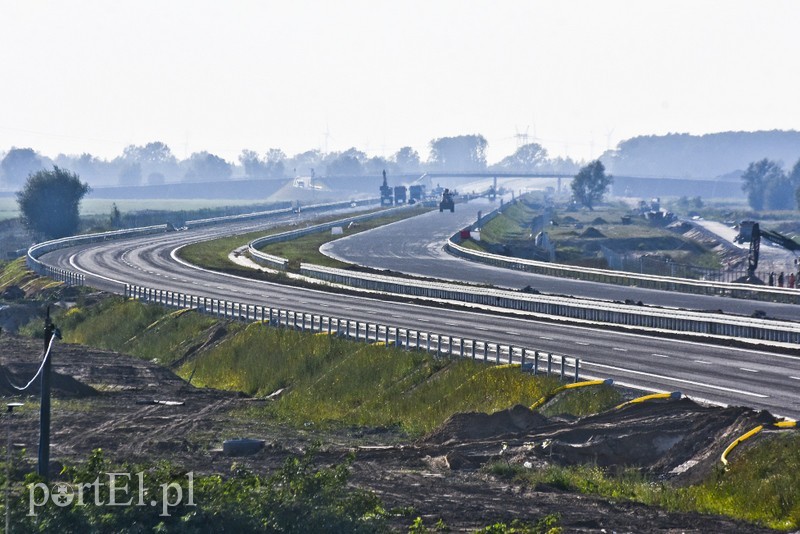 Elbląg, Nowa S7 jeszcze na zdjęciu z września tego roku