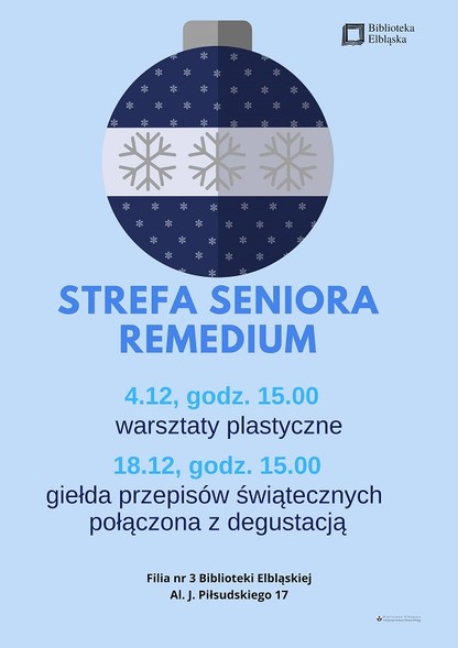 Elbląg, Spotkania w Bibliotecznej Strefie Seniora