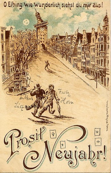 Elbląg, Dawno temu w Elblągu... sylwester upłynął spokojnie Elbląg, Dawno temu w Elblągu... sylwester upłynął spokojnie