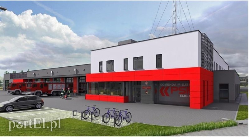 Elbląg, Tak będzie wyglądac nowa siedziba elbląskich strażaków Elbląg, Tak będzie wyglądac nowa siedziba elbląskich strażaków