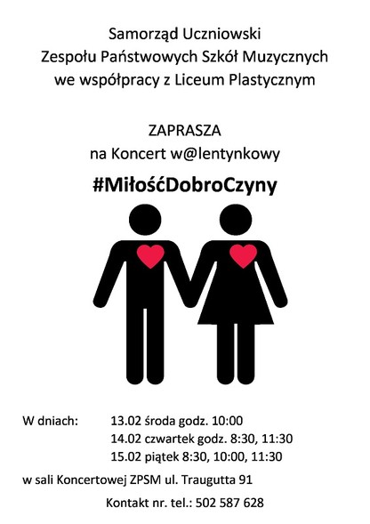 Elbląg, Szkoła muzyczna zaprasza na Walentynki Elbląg, Szkoła muzyczna zaprasza na Walentynki