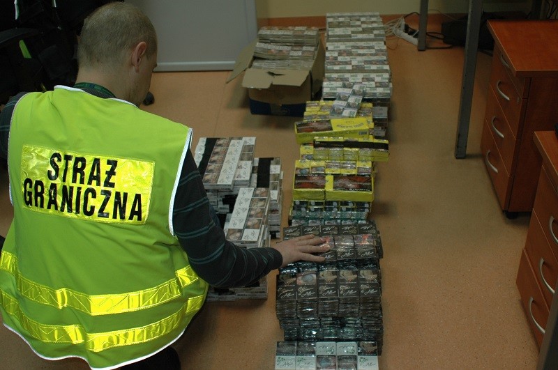 Elbląg, Pogranicznicy znaleźli papierosy z przemytu
