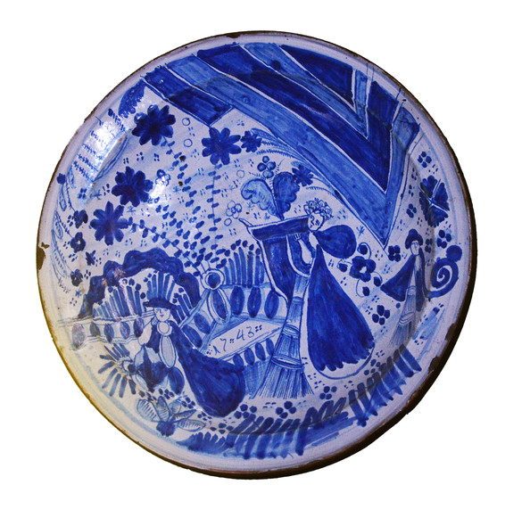 Elbląg, Talerz ze sceną ogrodową  (Historia jednego przedmiotu cz. 163)