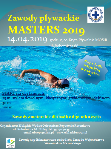 Weź udział w Zawodach Pływackich Masters 2019