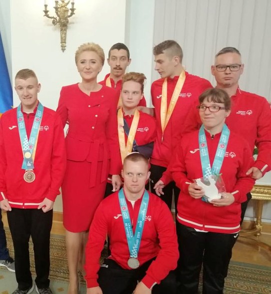 Elbląg, Reprezentacja Olimpiad Specjalnych z wizytą w Pałacu Prezydenckim