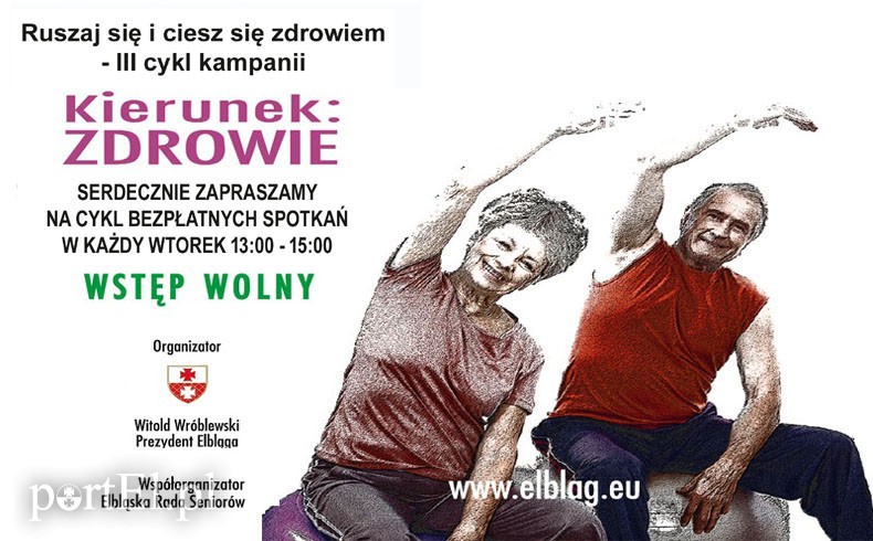 Elbląg, Seniorze, we wtorek wybierz kierunek zdrowie