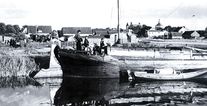 Elbląg, Kanał Elbląski w Miłomłynie przed wojną Elbląg, Kanał Elbląski w Miłomłynie przed wojną