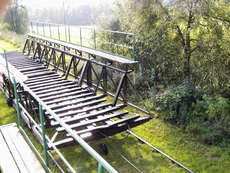 Elbląg, Wózek transportowy na pochylni Elbląg, Wózek transportowy na pochylni