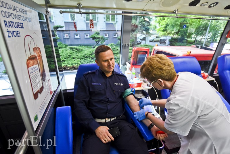 Elbląg, Dziś w komendzie oddano 8555 ml krwi