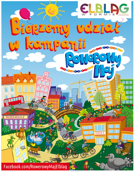 Elbląg, Rowerowy Maj na półmetku