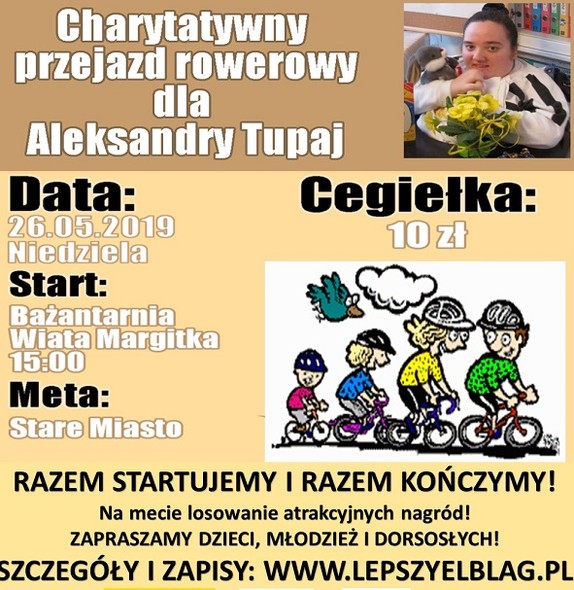Elbląg, Ty też możesz pomóc Aleksandrze